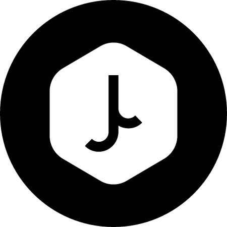 JNT Cryptocurrency Logo (Black)