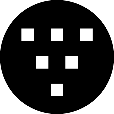 LPT Cryptocurrency Logo (Black)