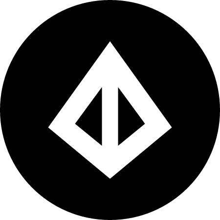 LRC Cryptocurrency Logo (Black)