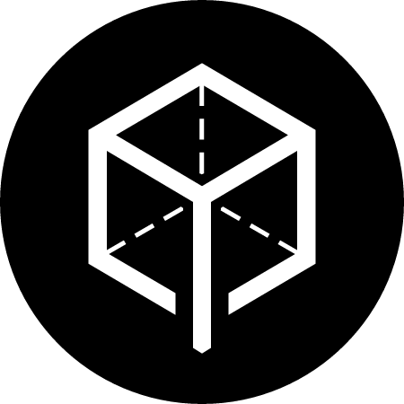 MLN Cryptocurrency Logo (Black)