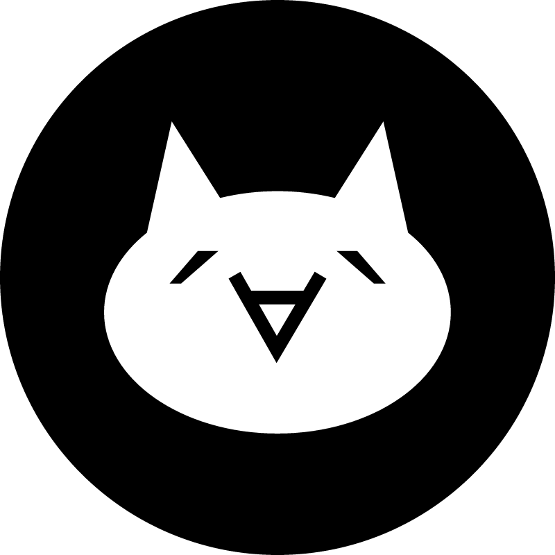 MONA Cryptocurrency Logo (Black)