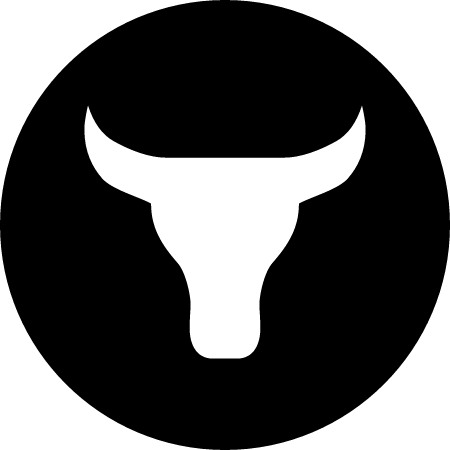 OX Cryptocurrency Logo (Black)