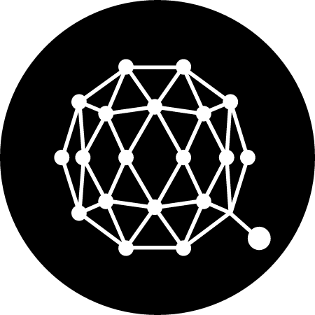 QTUM Cryptocurrency Logo (Black)