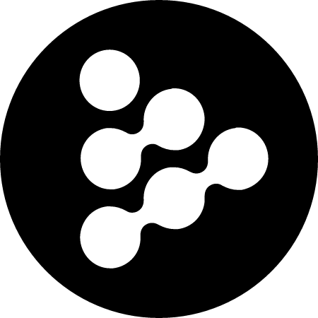 RLC Cryptocurrency Logo (Black)