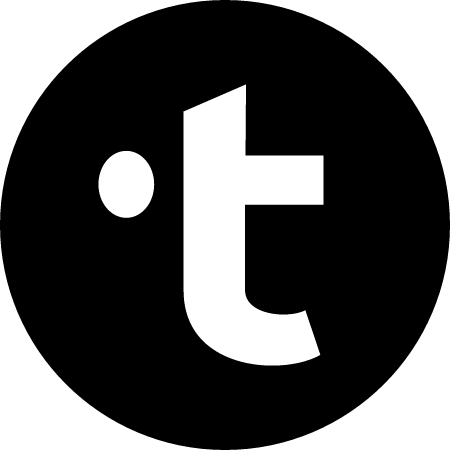 TKN Cryptocurrency Logo (Black)
