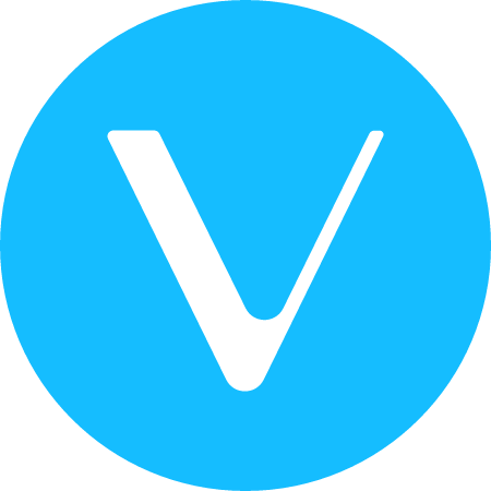 VET Cryptocurrency Logo (Color)