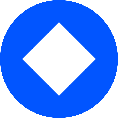 WAVES Cryptocurrency Logo (Color)