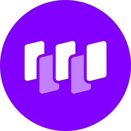 WTC Cryptocurrency Logo (Color)