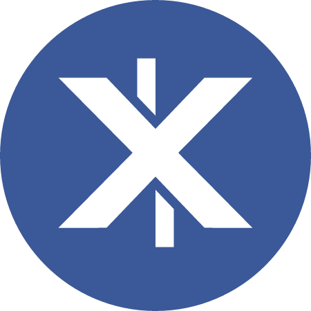 X Cryptocurrency Logo (Color)