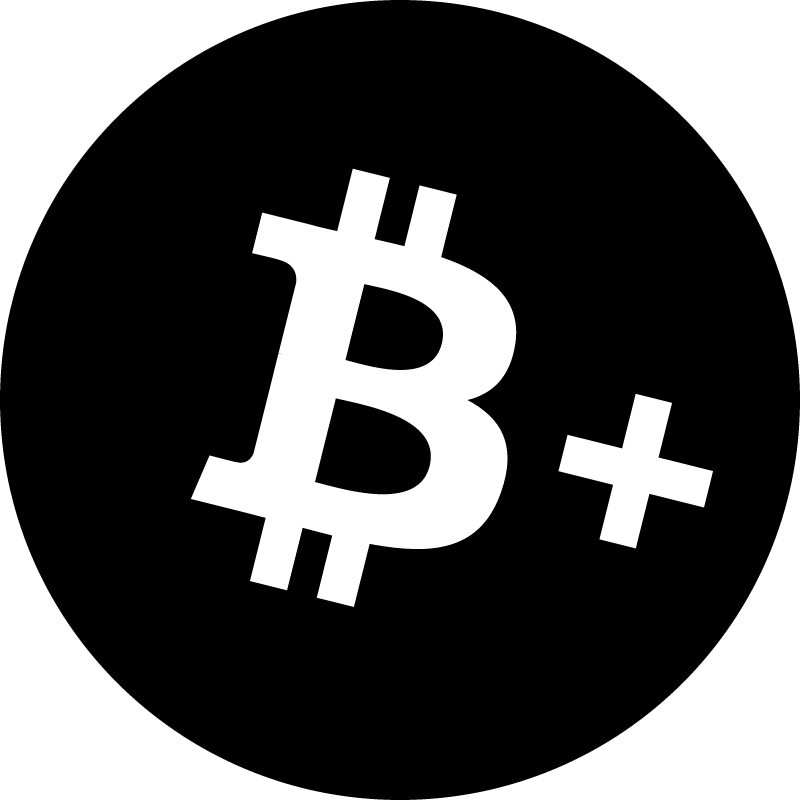 XBC Cryptocurrency Logo (Black)