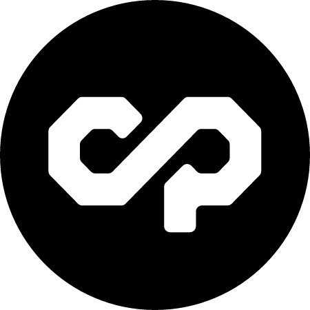 XCP Cryptocurrency Logo (Black)