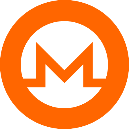 XMR Cryptocurrency Logo (Color)
