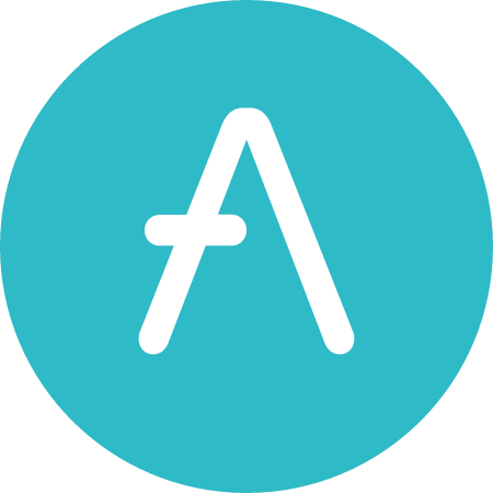 AAVE Cryptocurrency Logo (Color)