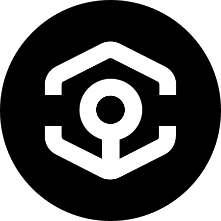 ANKR Cryptocurrency Logo (Black)