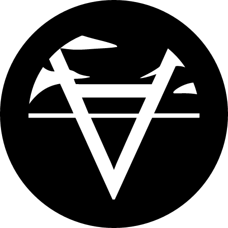 AURY Cryptocurrency Logo (Black)