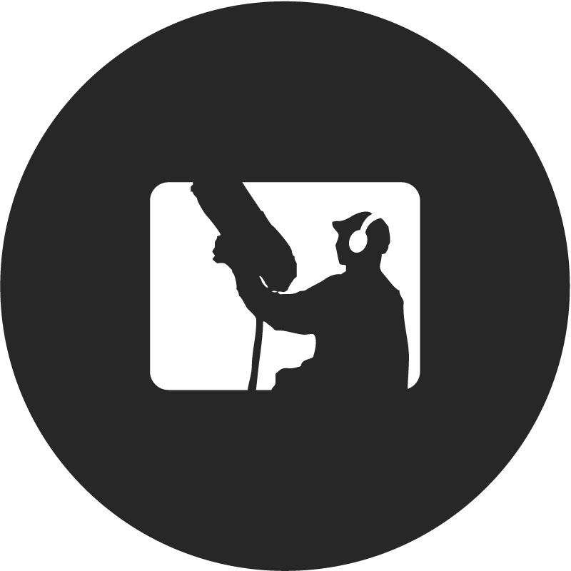 Boom Operator Silhouette