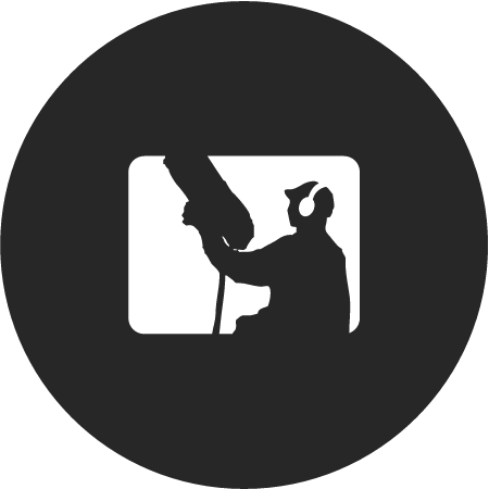 Boom Operator Silhouette