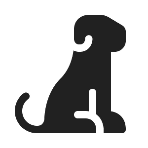 Ic fluent animal dog 20 filled