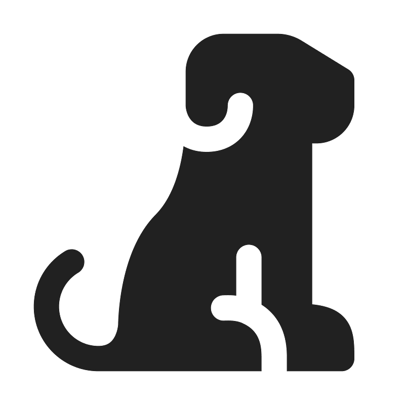 Ic fluent animal dog 24 filled