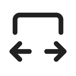 Ic fluent arrow autofit width 24 regular