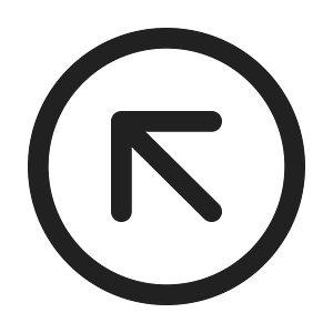 Ic fluent arrow circle up left 24 regular