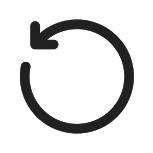 Ic fluent arrow counterclockwise 24 regular