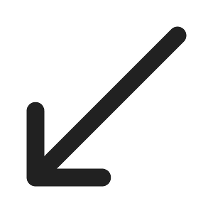 Ic fluent arrow down left 24 filled