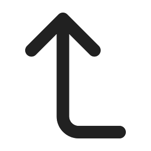 Ic fluent arrow enter up 24 filled