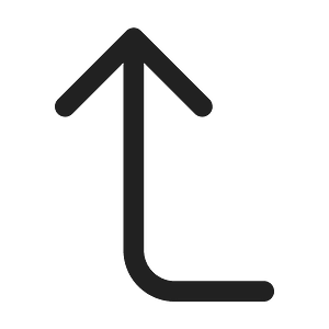 Ic fluent arrow enter up 24 regular