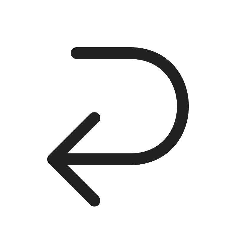 Ic fluent arrow hook down left 20 regular