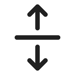 Ic fluent arrow maximize vertical 20 filled