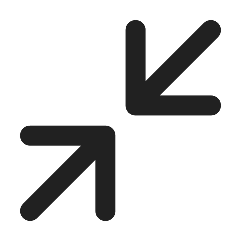Ic fluent arrow minimize 24 filled