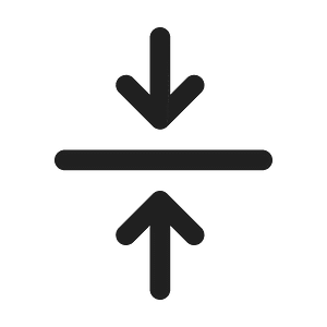 Ic fluent arrow minimize vertical 24 regular