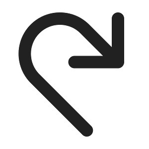 Ic fluent arrow redo 24 filled