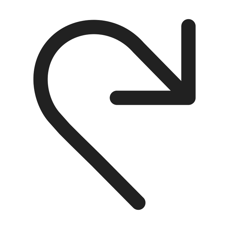 Ic fluent arrow redo 48 filled