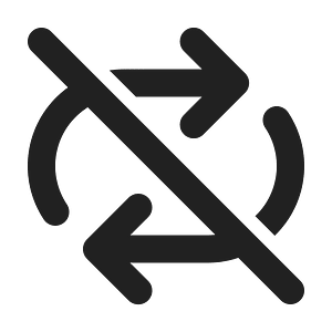 Ic fluent arrow repeat all off 24 filled