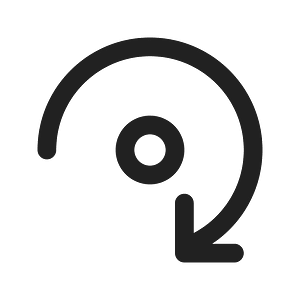 Ic fluent arrow rotate clockwise 24 regular