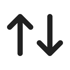 Ic fluent arrow sort 20 filled