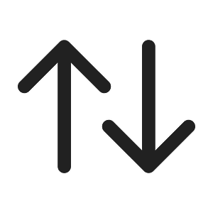 Ic fluent arrow sort 24 regular