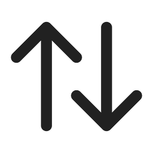 Ic fluent arrow sort 28 filled
