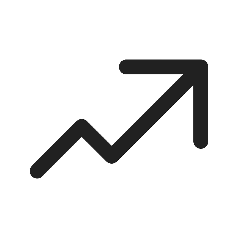 Ic fluent arrow trending 16 regular