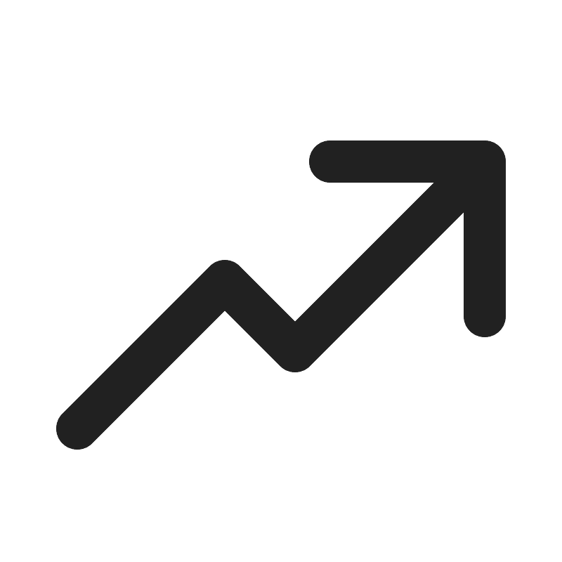 Ic fluent arrow trending 20 filled
