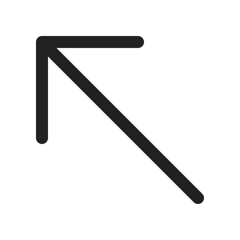 Ic fluent arrow up left 20 regular