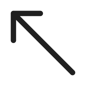 Ic fluent arrow up left 24 regular