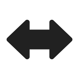 Ic fluent arrows bidirectional 24 filled
