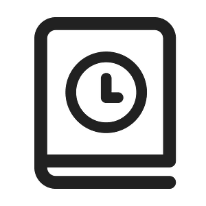Ic fluent book clock 24 regular