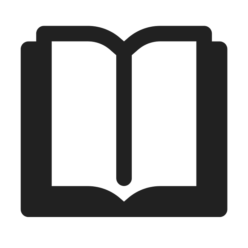 Ic fluent book open 24 filled