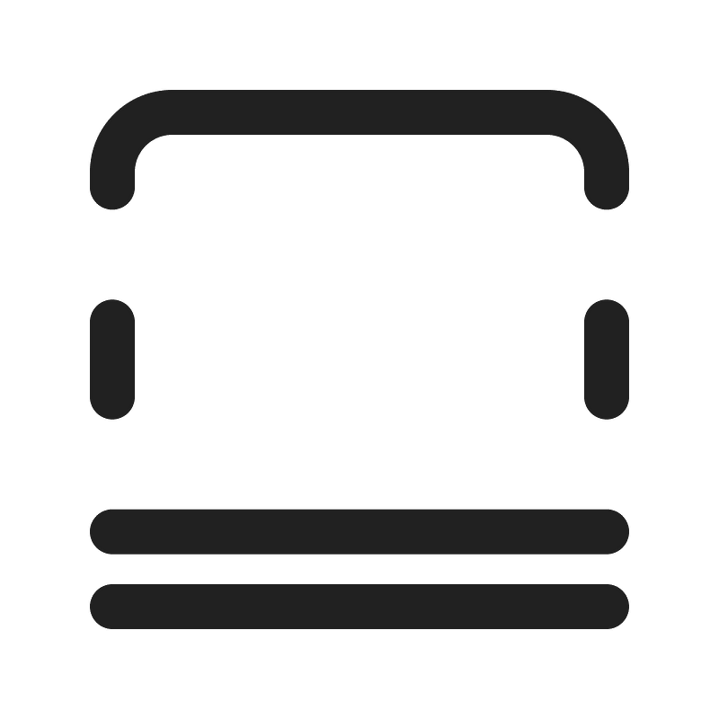 Ic fluent border top bottom double 24 regular