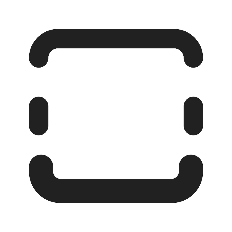Ic fluent border top bottom thick 24 filled