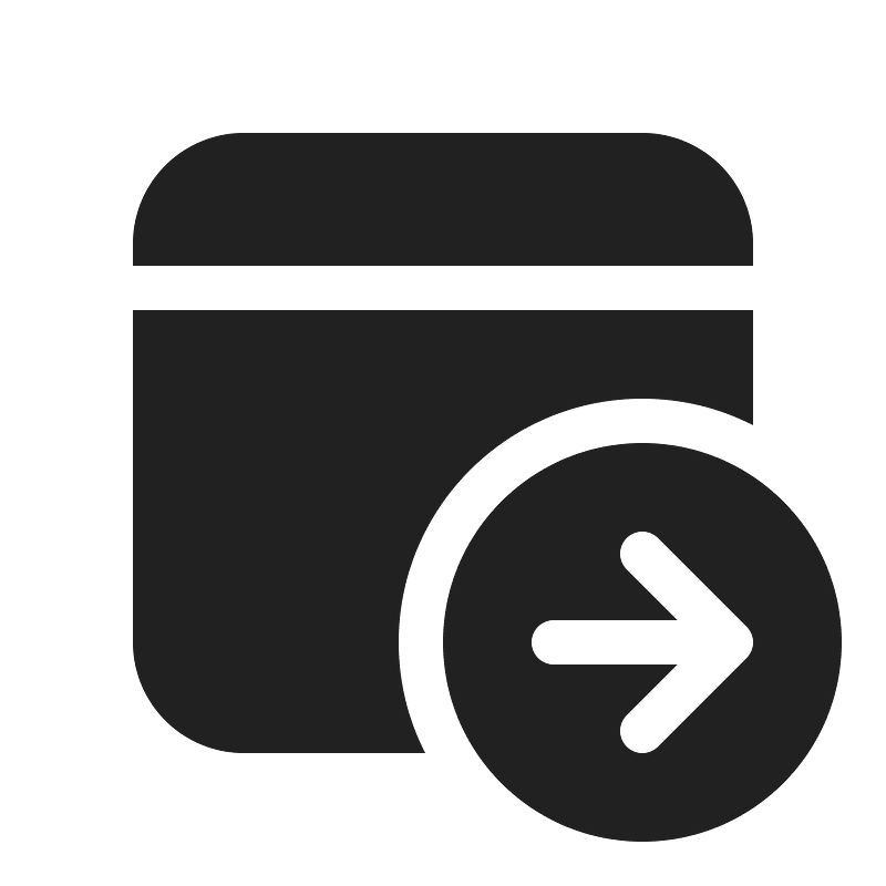 Ic fluent calendar arrow right 20 filled